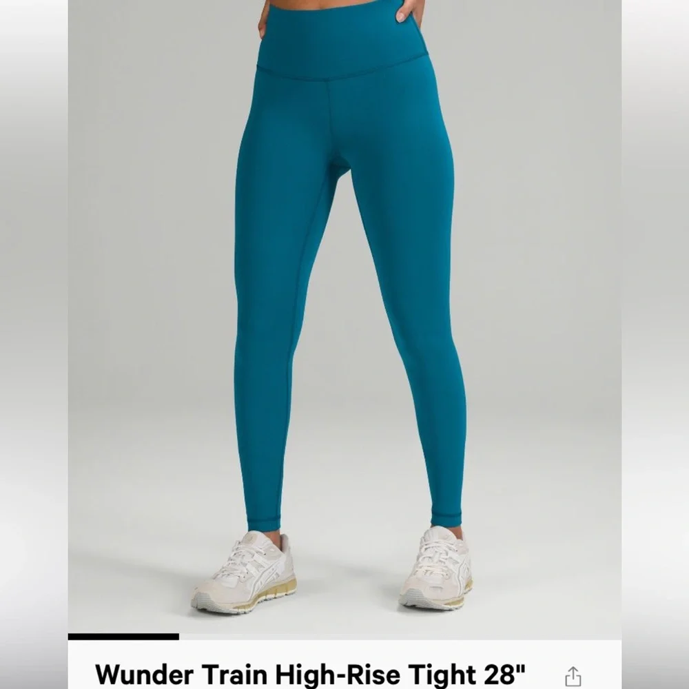 NWOT lululemon align leggings 2 torquoise - Picture 1 of 6